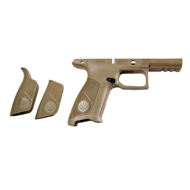 Beretta No Finger Grooves Grip for APX with two additional Backstraps 4 Beretta No Finger Grooves Grip for APX with two additional Backstraps - Image 2