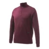 Beretta Light Merino Half Zip Sweater Bordeaux -Deals Tactical Fits Store PU022T14790038 FRONT1